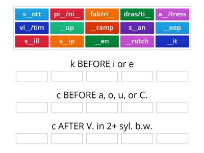 K Rule Written Out Sort - BB