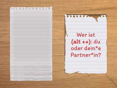 Komparativ und Superlativ - Partnerinterview