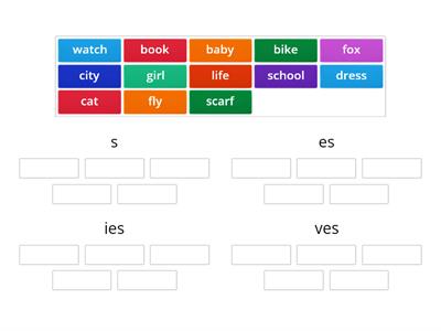 PLURAL NOUNS