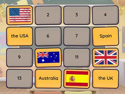 FF3 Unit 1 Countries pairs matching