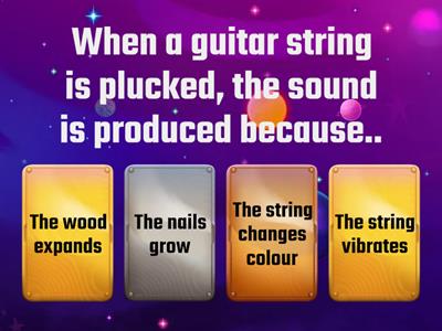 Explain how sound is produced