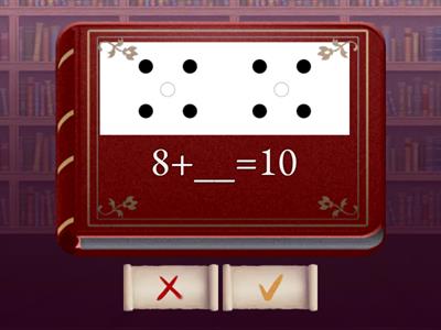  number bonds 1-10 dot patterns: flash cards