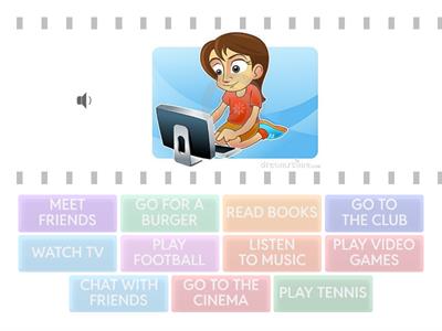 FREE TIME ACTIVITIES - VOCABULARY-