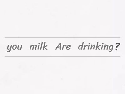 Present Continuous Revision