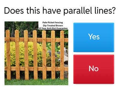 Parallel lines and right angles