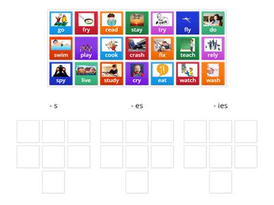 Present Simple: -s/-es/-ies (Optimise A2)