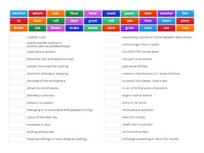 ILP: L1 FS English - Homophones - Mixed