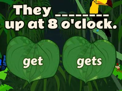  Daily routines and Present Simple I,you, we, they