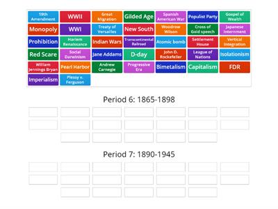 APUSH Period 6 and 7 