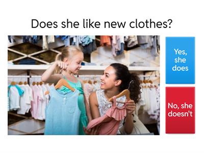 Answer the questions: Do/Does