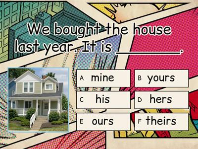 Possessive Pronouns (English Grammar)