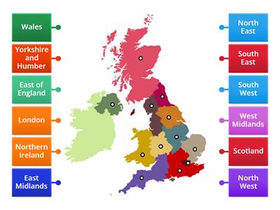 Life in the UK -  Regions of the UK