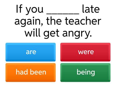 Conditional Sentences Quiz