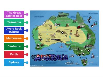 Map of Australia 