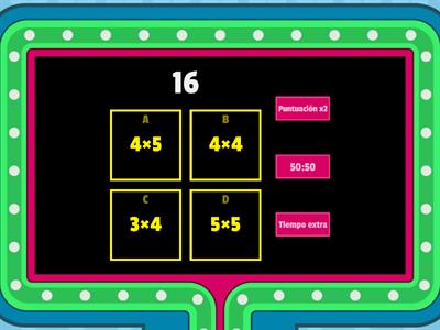 Tablas De Multiplicar