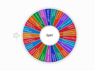 This or That : wheel 