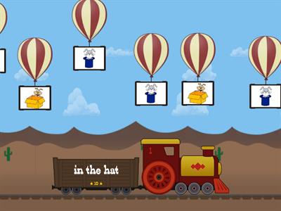 Prepositions of Place 2nd Grade (Balloon Pop)