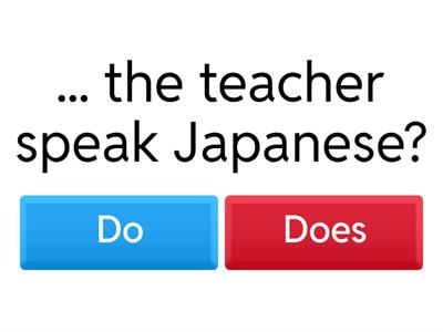  Do/Does ✏️