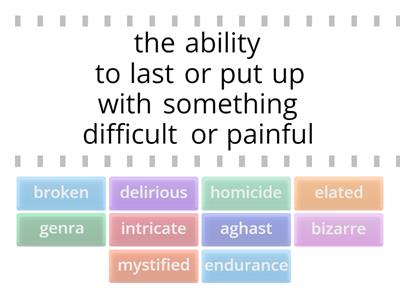 Advanced English Vocabulary 1