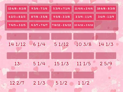  Adding and Subtracting mixed numbers
