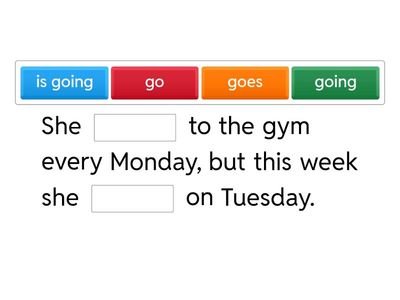 PRESENT TENSE: Simple vs Continuous #1