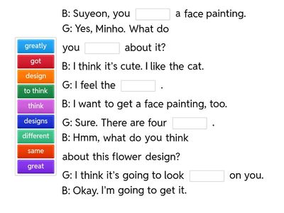 Lesson7. 듣기 말하기 (1-8)