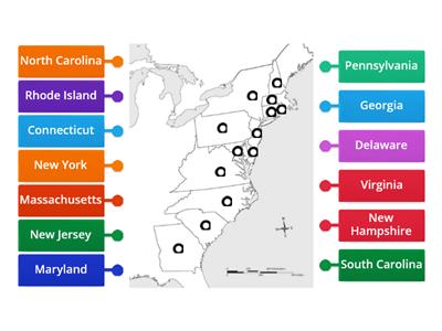 The 13 Colonies