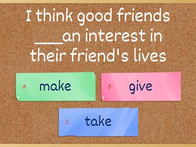 Life Vision B1 Test 2.1 ( Vocabulary)