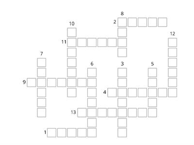  Skeleton crossword