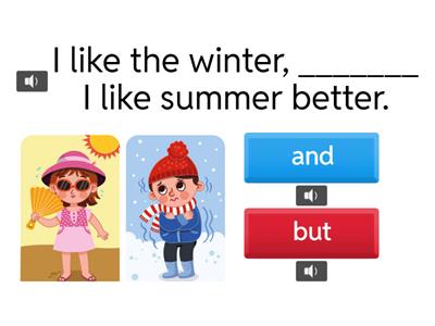 1 U4W5 Compound Sentences: but, and, or