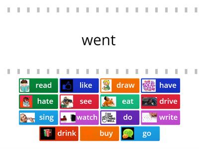 Past Simple Irregular Verbs - young learners