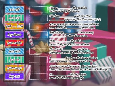 Phrasal Verbs & Christmas - Use of English B2 p 71