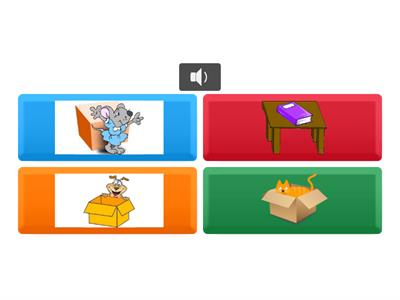 Preposition (on in under near)