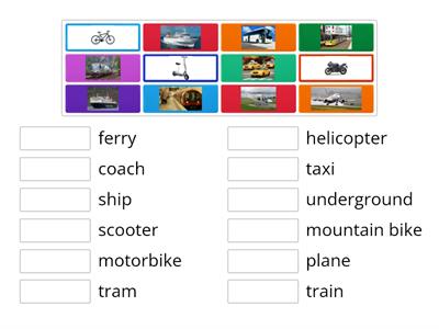 Brainy 5 Unit 6 Means of transport