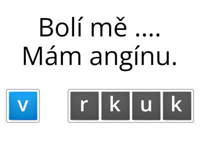 Čeština expres 2, Lekce 11 slovní zásoba tělo, doktor