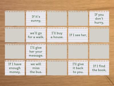 EF pre-int 8B First conditional