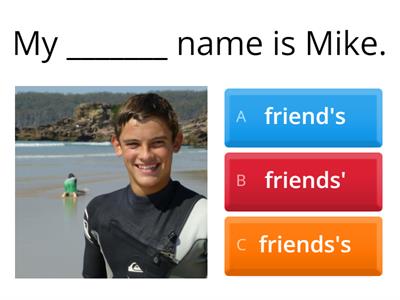 UNIT 4A English File Elementary - Possessive 's