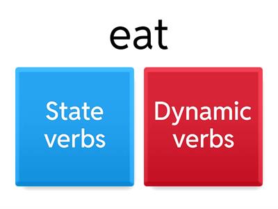  State and dynamic verbs