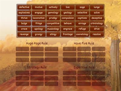 6.3 & 6.4 Rules Sort