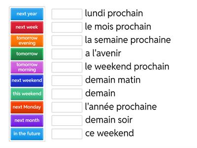 Future tense time markers