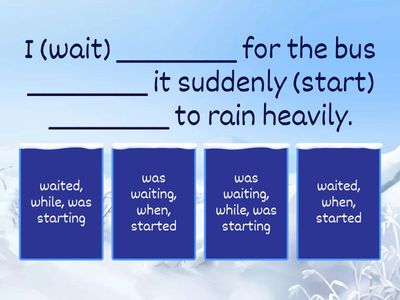 Past Simple vs Past Continuous