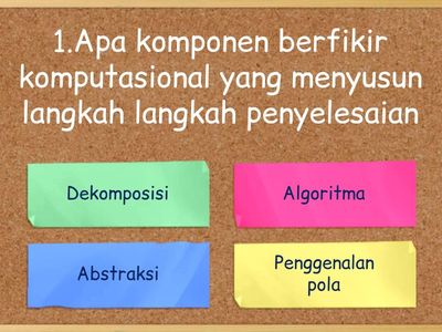 Berfikir komputaisonal dan kritis