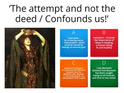 Macbeth Act 2 scene 2 - Quotes Quiz