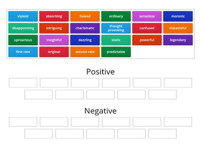 Film adjectives describing movies