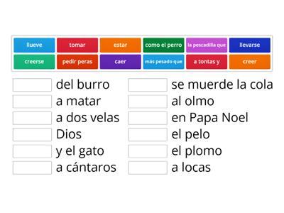 Expresiones idiomáticas