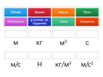 Физика 7 класс. СИ