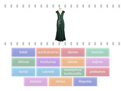 Learn Lithuanian Clothes Bottom