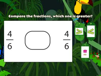 Comparing Fractions with like and unlike denominators