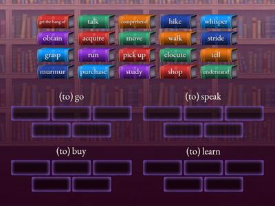 TOEIC - Synonym Ranges I