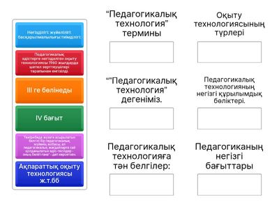 ПЕДАГОГИКАЛЫҚ ҚЫЗМЕТТІҢ ТЕХНОЛОГИЯСЫ ЖӘНЕ НЕГІЗГІ БАҒЫТТАРЫ